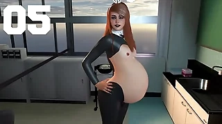 The Gain Trials &num;05 - BBW Red Head With Small Gut Gets Stuffed