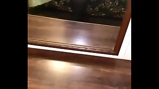 Ebony bbw in black unmentionables